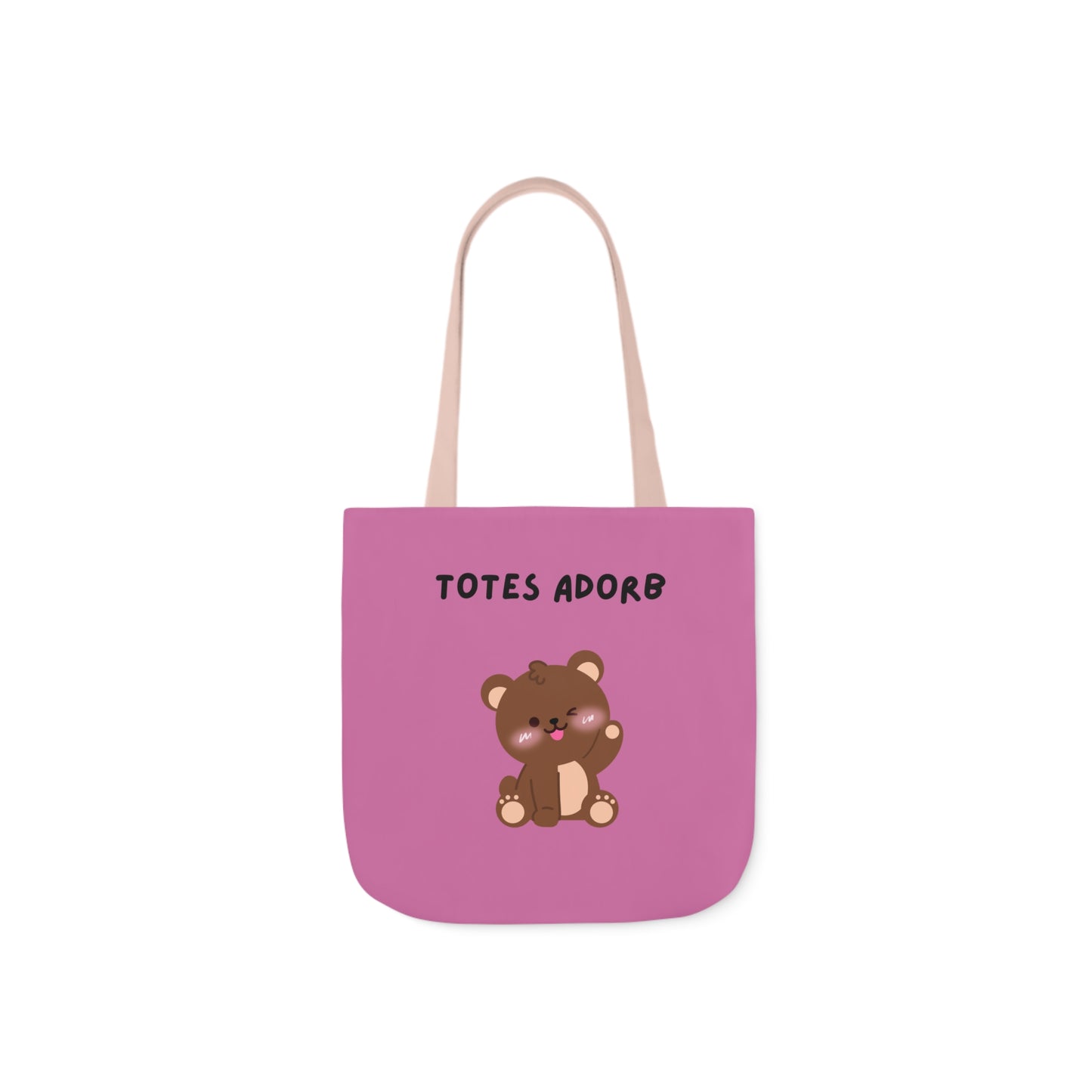 Beary cute Tote Bag, 5-Color Straps